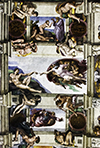 Adam and Eve on Sistine Chapel Ceiling