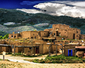 Thunderstorm over Taos Pueblo South House