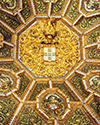 National Palace Stag Room Ceiling-King Coat of Arms