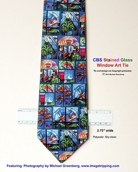 stained glass necktie